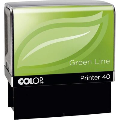 Colop, Tampon encreur, 40 Greenline 43x59mm - Publicité Colop, Tampon encreur, 40 Greenline 43x59mm - Publicité