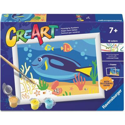Ravensburger CreArt - peinture par numéros - Dorie Fish - Publicité Ravensburger CreArt - peinture par numéros - Dorie Fish - Publicité