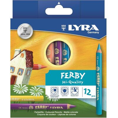 GROOVE LYRA Crayons de couleur triangulaires - Crayons de couleur - Publicité GROOVE LYRA Crayons de couleur triangulaires - Crayons de couleur - Publicité