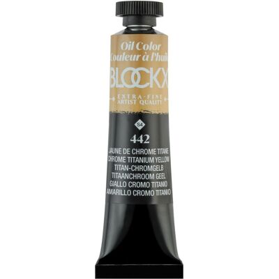 BlockX, Peinture loisirs créatifs, Peinture à l'huile extra-fine tube 20ml - Jaune de chrome titane (20 ml) - Publicité BlockX, Peinture loisirs créatifs, Peinture à l'huile extra-fine tube 20ml - Jaune de chrome titane (20 ml) - Publicité
