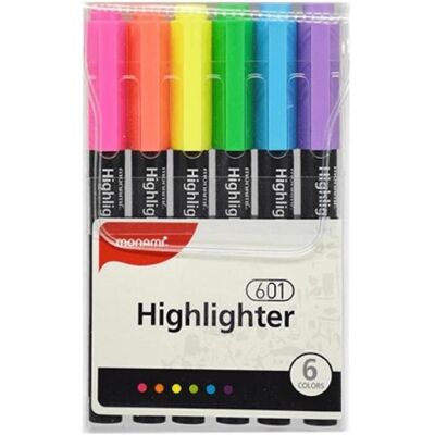 Astra, Marqueur, Textmarker 601, 6er-Set MONAMI (6x) - Publicité Astra, Marqueur, Textmarker 601, 6er-Set MONAMI (6x) - Publicité
