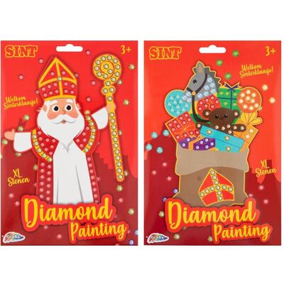 Grafix Peinture diamantée en mosaïque « Sinterklaas » - Pierres XL (assorties - 1 pièce) - Publicité Grafix Peinture diamantée en mosaïque « Sinterklaas » - Pierres XL (assorties - 1 pièce) - Publicité