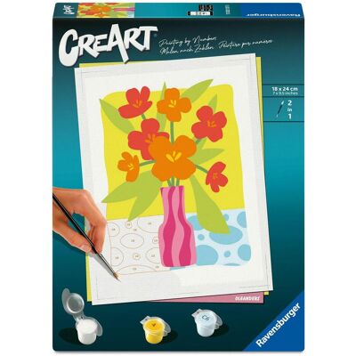 Ravensburger CreArt - peinture par numéros - Lauriers - Publicité Ravensburger CreArt - peinture par numéros - Lauriers - Publicité
