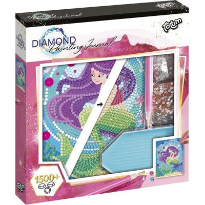 Totum Diamond Painting Carnet de notes Sirène - Publicité Totum Diamond Painting Carnet de notes Sirène - Publicité