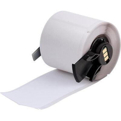 Brady, Rouleau d’étiquettes, M6-38-489, polyester, blanc, mat, 48.26 x 101.60 mm, extra-adhésif (100 p.) (57.15 mm) - Publicité Brady, Rouleau d’étiquettes, M6-38-489, polyester, blanc, mat, 48.26 x 101.60 mm, extra-adhésif (100 p.) (57.15 mm) - Publicité