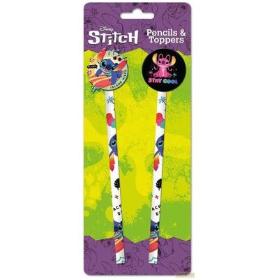 Pyramid Crayon à papier + critérium, LILO & STITCH - Acid Pops - Crayon & Topper 2PK (2x) - Publicité Pyramid Crayon à papier + critérium, LILO & STITCH - Acid Pops - Crayon & Topper 2PK (2x) - Publicité
