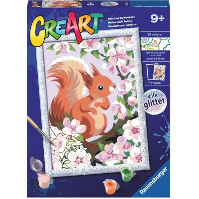 Ravensburger Image à colorier CREART Peinture par numéros - Publicité Ravensburger Image à colorier CREART Peinture par numéros - Publicité