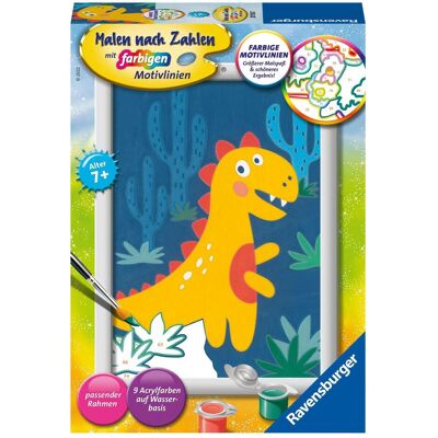 Ravensburger Dinosaure insolent D - Publicité Ravensburger Dinosaure insolent D - Publicité