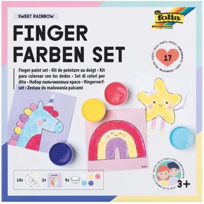 Folia, Peinture loisirs créatifs, Fingerfarben Sweet Rainbow - Publicité Folia, Peinture loisirs créatifs, Fingerfarben Sweet Rainbow - Publicité
