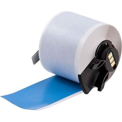 Brady, Rouleau d’étiquettes, M6C-1900-439-BL, Vinyle, bleu, brillant, 48.26 mm x 15.24 m, permanent, continu (48.30 mm) - Publicité Brady, Rouleau d’étiquettes, M6C-1900-439-BL, Vinyle, bleu, brillant, 48.26 mm x 15.24 m, permanent, continu (48.30 mm) - Publicité