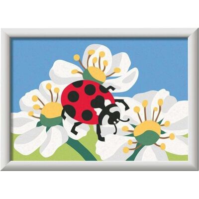 Ravensburger CreArt - Peinture par numéro - Ladybug with flowers - Publicité Ravensburger CreArt - Peinture par numéro - Ladybug with flowers - Publicité