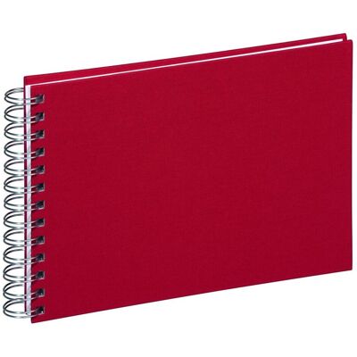 Album à spirale Pagna - 24x17cm - 40 pages - Rouge - Publicité Album à spirale Pagna - 24x17cm - 40 pages - Rouge - Publicité