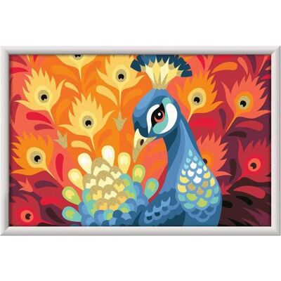 Ravensburger CreArt - Peinture par numéro - Proud Peacock - Publicité Ravensburger CreArt - Peinture par numéro - Proud Peacock - Publicité