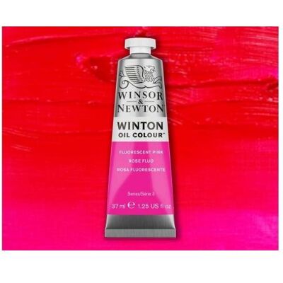 Winsor & Newton, Peinture loisirs créatifs, Winton oil 37ml, fluorescent pink (37 ml) - Publicité Winsor & Newton, Peinture loisirs créatifs, Winton oil 37ml, fluorescent pink (37 ml) - Publicité