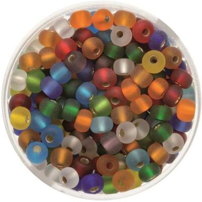Glorex Rocailles 4,5mm 17g mix matt - Publicité Glorex Rocailles 4,5mm 17g mix matt - Publicité