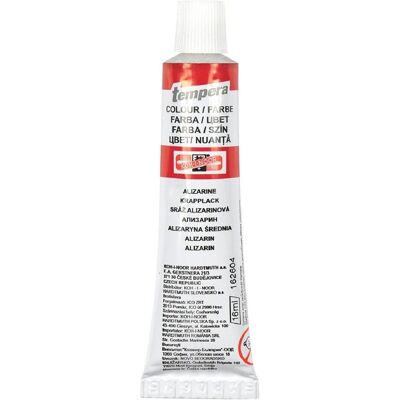 Koh-i-Noor, Peinture loisirs créatifs, Temperafarbe 16 ml / Tube - Dark Alizarin Red (16 ml) - Publicité Koh-i-Noor, Peinture loisirs créatifs, Temperafarbe 16 ml / Tube - Dark Alizarin Red (16 ml) - Publicité