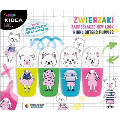 Derform, Marqueur, Tierische Textmarker – neuer Look 4 Stück KIDEA (4x) - Publicité Derform, Marqueur, Tierische Textmarker – neuer Look 4 Stück KIDEA (4x) - Publicité