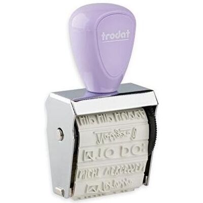 Trodat, Tampon encreur, Creative Mini/V2 Violet pastel 1129 - Publicité Trodat, Tampon encreur, Creative Mini/V2 Violet pastel 1129 - Publicité