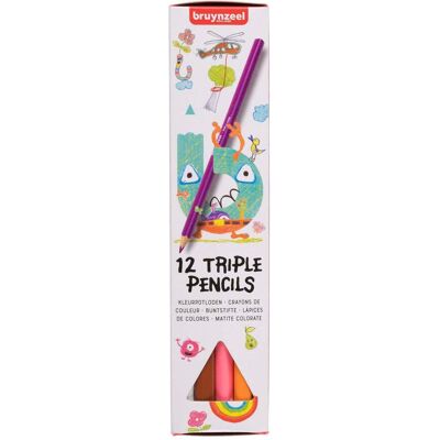 Bruynzeel Crayons de Couleurs Multi - Crayons de Couleur - Publicité Bruynzeel Crayons de Couleurs Multi - Crayons de Couleur - Publicité