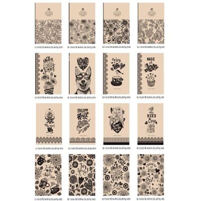 Fresh, Cahier + bloc-notes, Dekoratives Notizbuch 113x165/96K Raster/glatt/FRESH-Linie (A6, À rayures) - Publicité Fresh, Cahier + bloc-notes, Dekoratives Notizbuch 113x165/96K Raster/glatt/FRESH-Linie (A6, À rayures) - Publicité