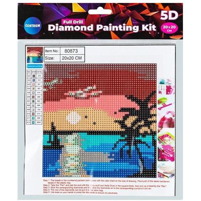 Teka Diamond Painting 20*20cm. HAWAII - Publicité Teka Diamond Painting 20*20cm. HAWAII - Publicité