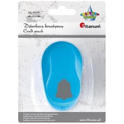 Titanum, Perforatrice, Locher mit 25-mm-Glockenmotiv - Publicité Titanum, Perforatrice, Locher mit 25-mm-Glockenmotiv - Publicité