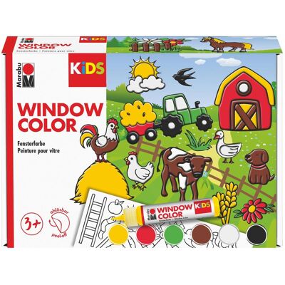 Marabu, Peinture loisirs créatifs, Window Color Bauernhof 6x25ml (150 ml) - Publicité Marabu, Peinture loisirs créatifs, Window Color Bauernhof 6x25ml (150 ml) - Publicité