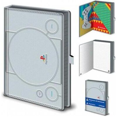 Pyramid Cahier + bloc-notes, PLAYSTATION - PS1 - Cahier A5 Premium (A5, À rayures) - Publicité Pyramid Cahier + bloc-notes, PLAYSTATION - PS1 - Cahier A5 Premium (A5, À rayures) - Publicité