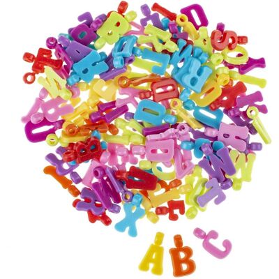 Glorex Perles de lettres en plastique, env. 200 pcs. Publicité Glorex Perles de lettres en plastique, env. 200 pcs. Publicité
