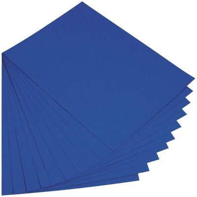 Carton Photo Bleu Folia - 300g/m² 50x70cm - 10 Feuilles - Publicité Carton Photo Bleu Folia - 300g/m² 50x70cm - 10 Feuilles - Publicité