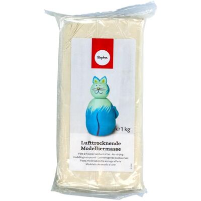 Rayher Pâte à Modeler Blanche à Séchage à l'Air - 1 kg - Publicité Rayher Pâte à Modeler Blanche à Séchage à l'Air - 1 kg - Publicité