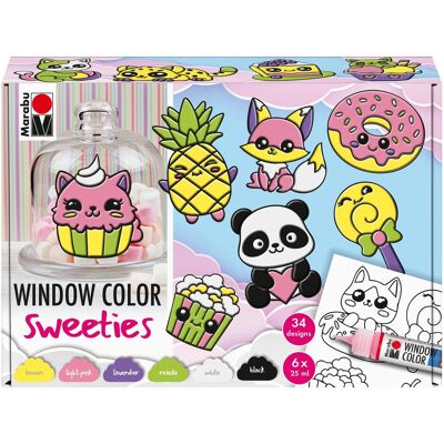 Magni, Peinture loisirs créatifs, Marabu Window Color Sweeties 6x25ml (150 ml) - Publicité Magni, Peinture loisirs créatifs, Marabu Window Color Sweeties 6x25ml (150 ml) - Publicité