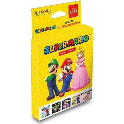 Panini, Autocollants, Stickers Super Mario Ecoblister + 1 Limited - Publicité Panini, Autocollants, Stickers Super Mario Ecoblister + 1 Limited - Publicité