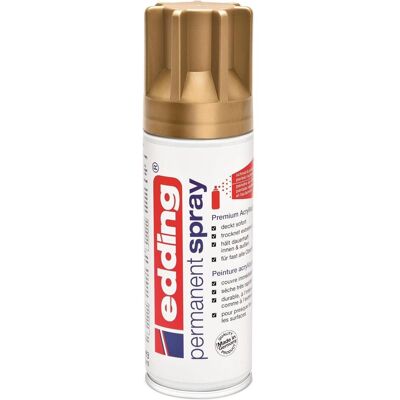 Edding, Marqueur, Spray permanent, mat, guld (1x) - Publicité Edding, Marqueur, Spray permanent, mat, guld (1x) - Publicité