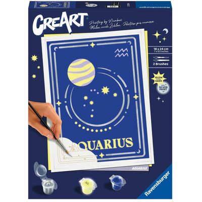 Ravensburger CreArt - Peinture par numéros 23738 - Aquarius - dès 14 ans - Publicité Ravensburger CreArt - Peinture par numéros 23738 - Aquarius - dès 14 ans - Publicité