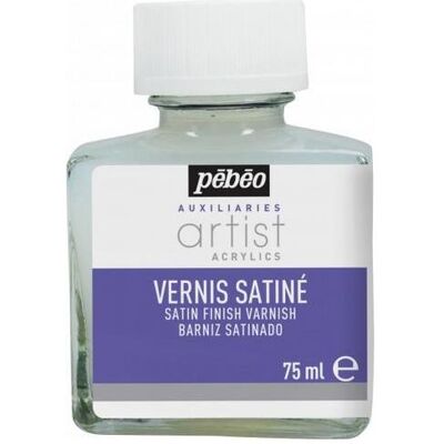 Pebeo, Peinture loisirs créatifs, Artist Acrylics Vernis satine phase aqueuse (75 ml) - Publicité Pebeo, Peinture loisirs créatifs, Artist Acrylics Vernis satine phase aqueuse (75 ml) - Publicité