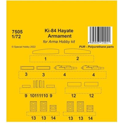 CMK Ki-84 Hayate Armament / Arma Hobby kits - Publicité CMK Ki-84 Hayate Armament / Arma Hobby kits - Publicité