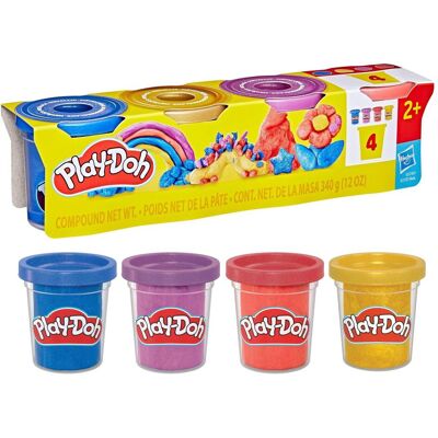 Play-Doh Argile Métallique 4-pack - Play-Doh - Publicité Play-Doh Argile Métallique 4-pack - Play-Doh - Publicité