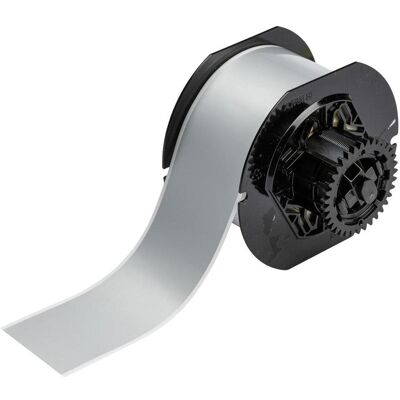Brady, Rouleau d’étiquettes, Étiquettes brillantes B33 Series en polyester métallisé avec adhésif 0,7 mil (55.88 mm) - Publicité Brady, Rouleau d’étiquettes, Étiquettes brillantes B33 Series en polyester métallisé avec adhésif 0,7 mil (55.88 mm) - Publicité