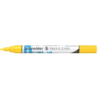 Schneider, Marqueur, Marqueur acrylique Paint-It 310 2mm jaune (1x) - Publicité Schneider, Marqueur, Marqueur acrylique Paint-It 310 2mm jaune (1x) - Publicité