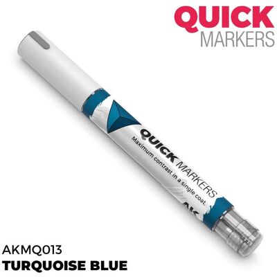 AK Interactive, Marqueur, - Quickmarker Turquoise Blue - Publicité AK Interactive, Marqueur, - Quickmarker Turquoise Blue - Publicité