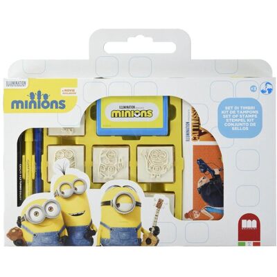 Multiprint, Tampon encreur, Tampons Minions Dans Un étui - Publicité Multiprint, Tampon encreur, Tampons Minions Dans Un étui - Publicité