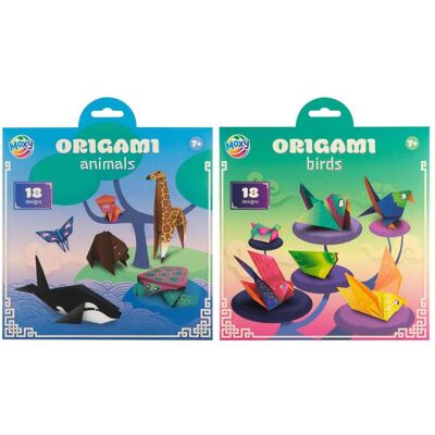 Grafix Origami 19,5 x 19,5 cm – 12 Blätter und 18 Designs - Publicité Grafix Origami 19,5 x 19,5 cm – 12 Blätter und 18 Designs - Publicité