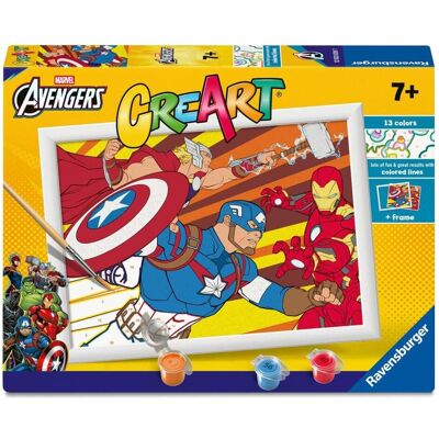 Ravensburger CreArt Serie D licensed - Captain America - Publicité Ravensburger CreArt Serie D licensed - Captain America - Publicité