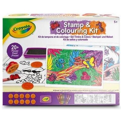 Crayola Timbra & Colora Ensemble Créatif - Art & Craft Set - Publicité Crayola Timbra & Colora Ensemble Créatif - Art & Craft Set - Publicité
