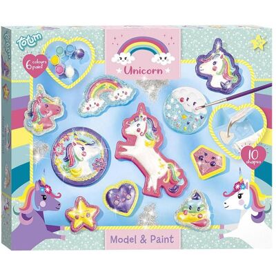 Set Créatif Totum Licorne en Plâtre - Peindre et Créer - Publicité Set Créatif Totum Licorne en Plâtre - Peindre et Créer - Publicité