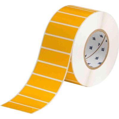 Brady, Rouleau d’étiquettes, THT-18-423-3-YL, Polyester, Jaune, 76.20 x 25.40 mm, permanent (3000 E.) (81.28 mm) - Publicité Brady, Rouleau d’étiquettes, THT-18-423-3-YL, Polyester, Jaune, 76.20 x 25.40 mm, permanent (3000 E.) (81.28 mm) - Publicité