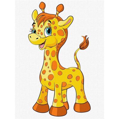 Norimpex Malen nach Zahlen - Süsse Giraffe - Publicité Norimpex Malen nach Zahlen - Süsse Giraffe - Publicité
