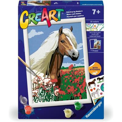 Ravensburger CreArt Serie D Classic - Haflinger Horse - Publicité Ravensburger CreArt Serie D Classic - Haflinger Horse - Publicité