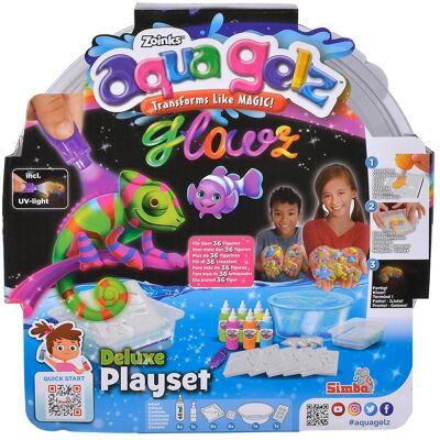 Simba 106322590 Jeu d'art/craft - Set Deluxe Aqua Gelz Lumineux dans le noir - Publicité Simba 106322590 Jeu d'art/craft - Set Deluxe Aqua Gelz Lumineux dans le noir - Publicité